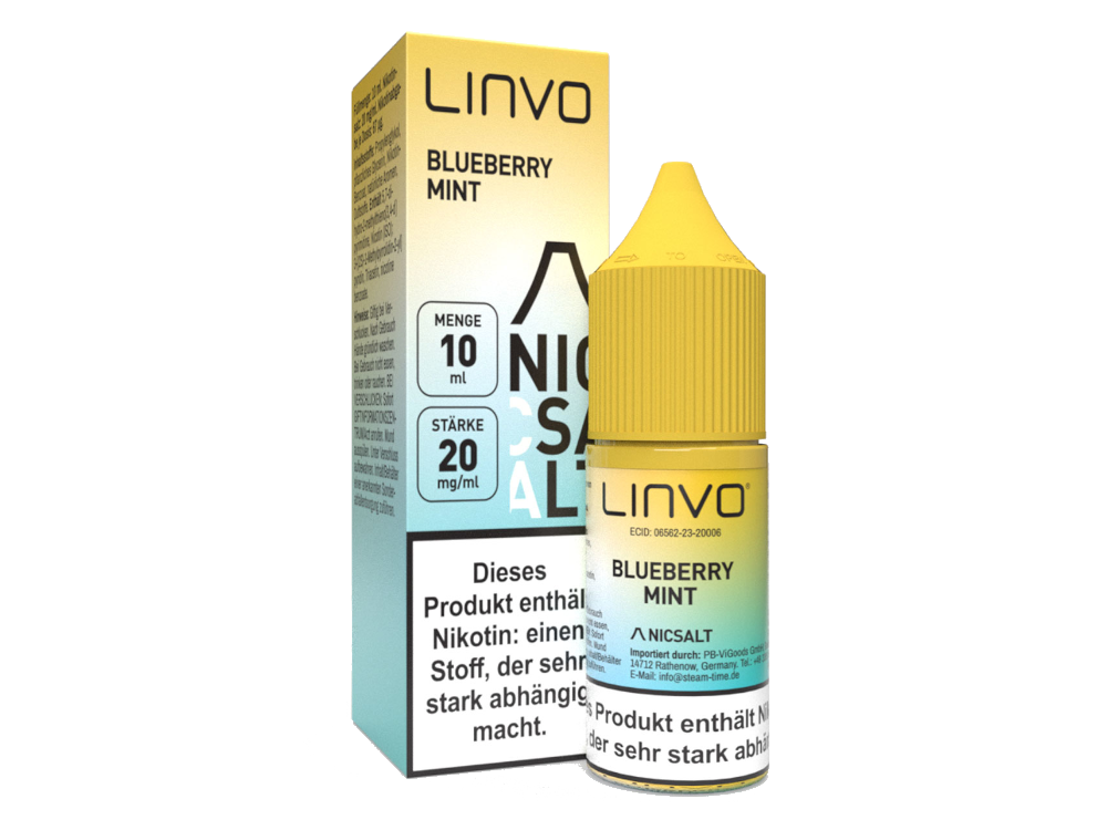 Linvo - Blueberry Mint - Nikotinsalz Liquid 20 mg/ml