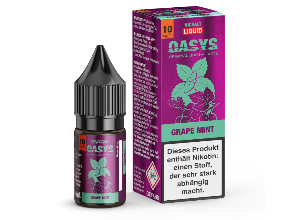 Revoltage - OASYS - Grape Mint - Hybrid Nikotinsalz Liquid