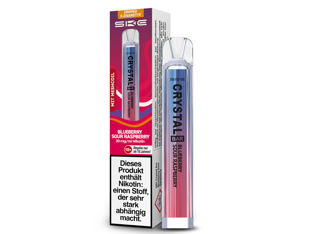 SKE - Crystal Bar Einweg E-Zigarette - 20 mg/ml
