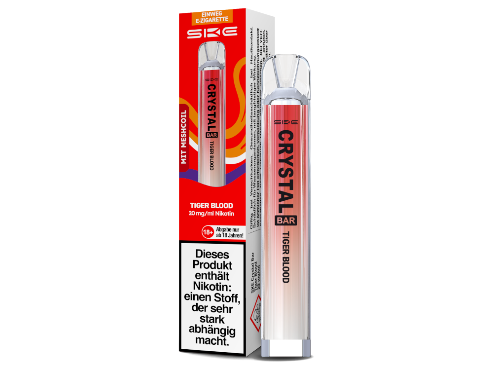 SKE - Crystal Bar Einweg E-Zigarette - 20 mg/ml