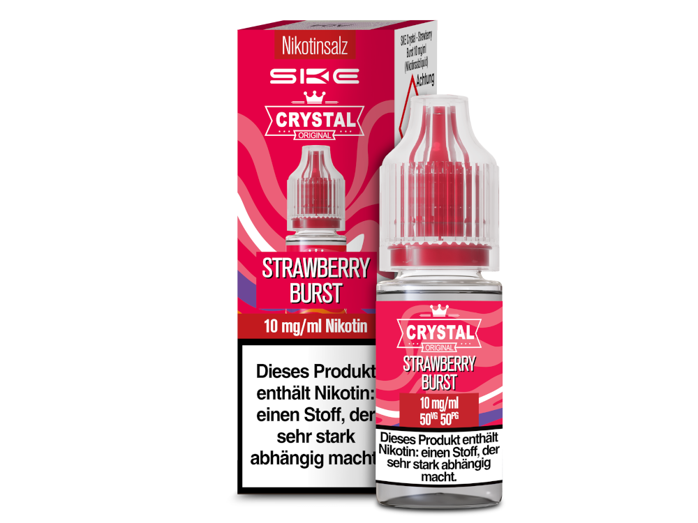 SKE - Crystal - Strawberry Burst - Nikotinsalz Liquid