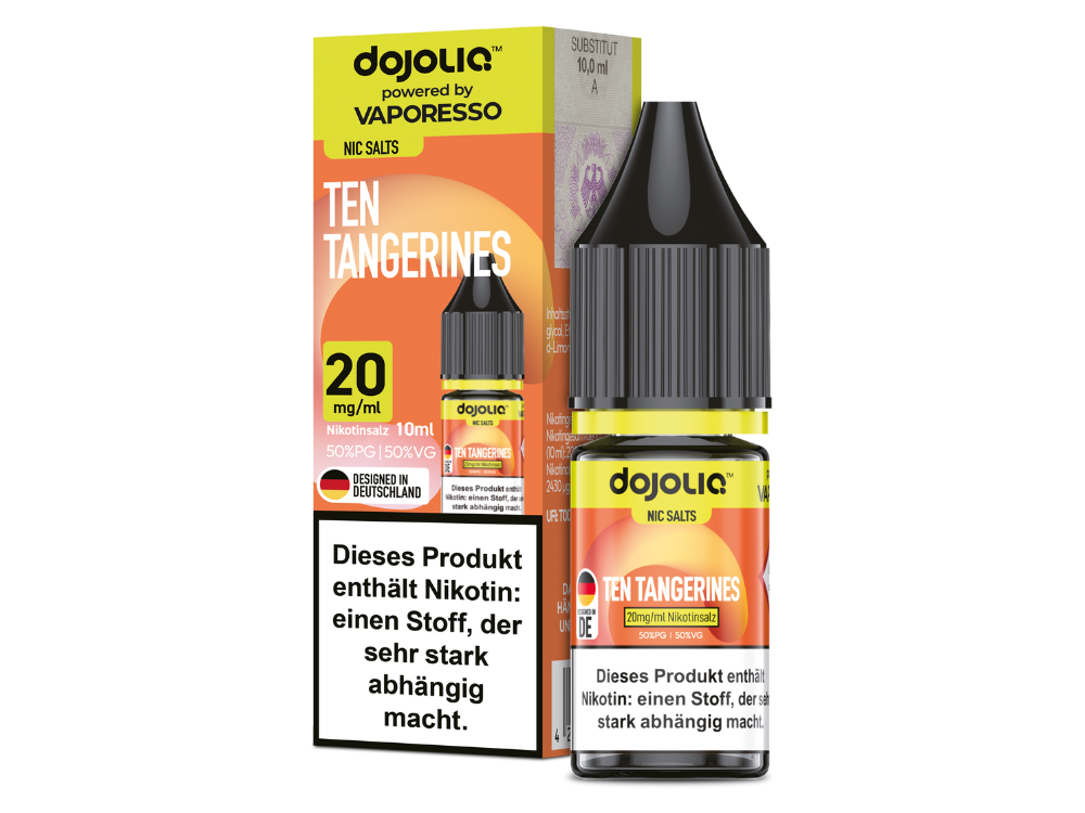 Vaporesso - Dojoliq - Ten Tangerines - Nikotinsalz Liquid