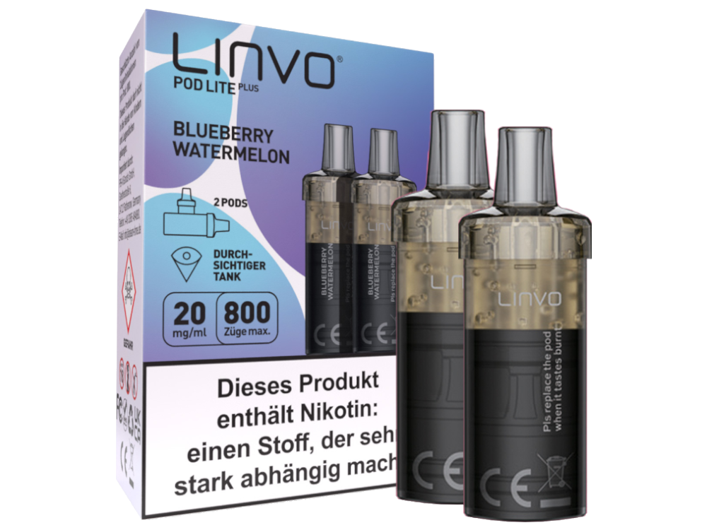 Linvo - Pod Lite Plus Cartridge 20 mg/ml (2 Stück pro Packung)