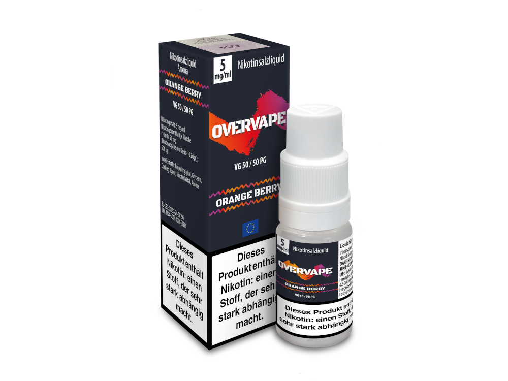 Overvape - Orange Berry - Nikotinsalz Liquid