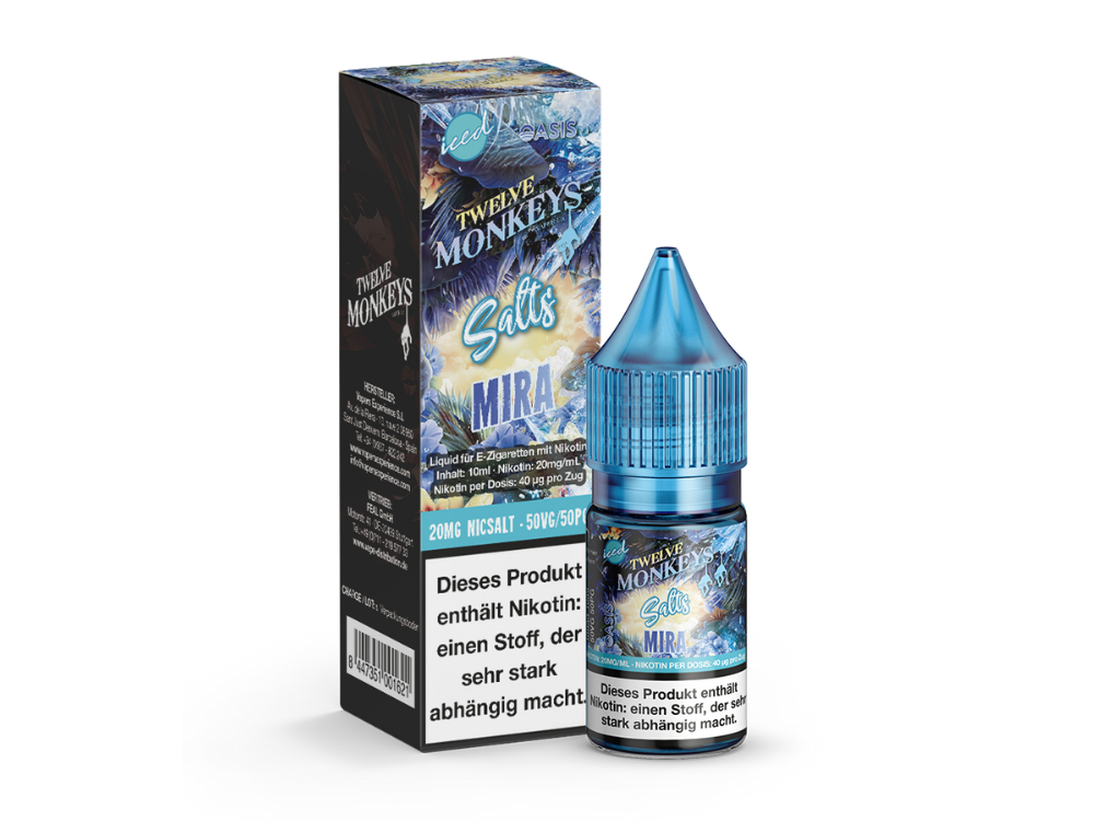 Twelve Monkeys - Iced - Mira - Nikotinsalz Liquid 20 mg/ml