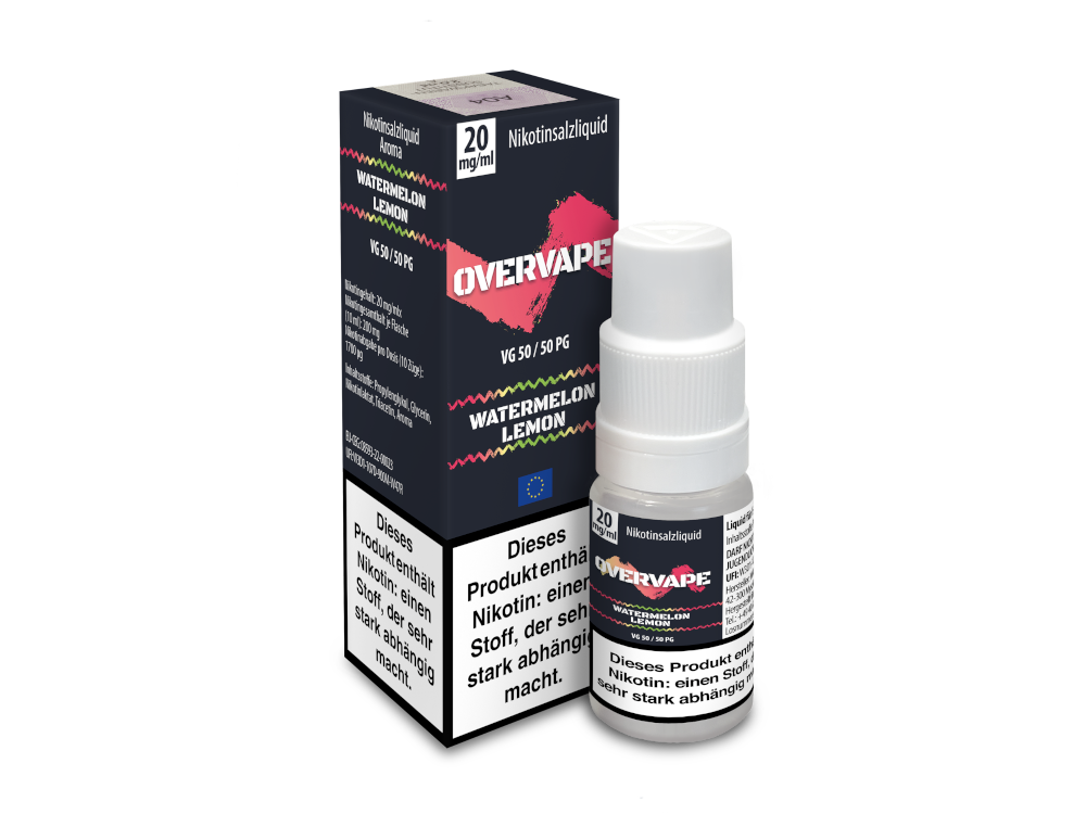 Overvape - Watermelon Lemon - Nikotinsalz Liquid
