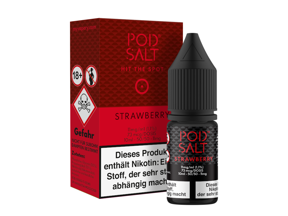 Pod Salt - Strawberry - Nikotinsalz Liquid