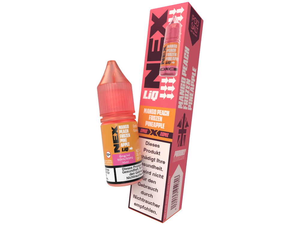 Pod Salt - NexLiq - Mango Peach Frozen Pineapple Nikotinsalz Liquid