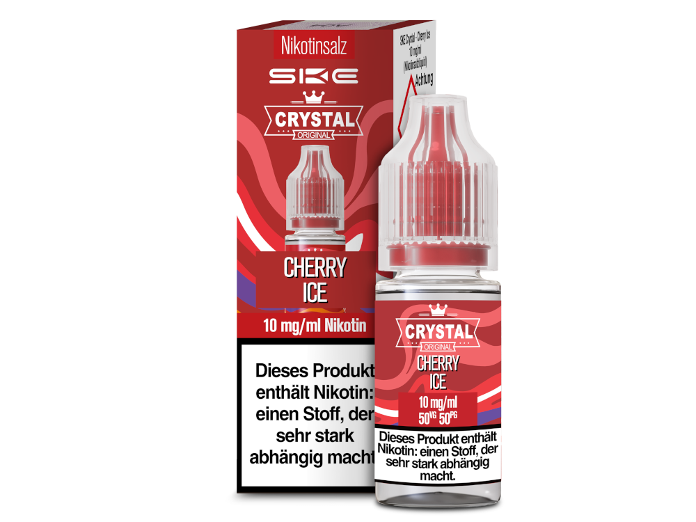 SKE - Crystal - Cherry Ice - Nikotinsalz Liquid