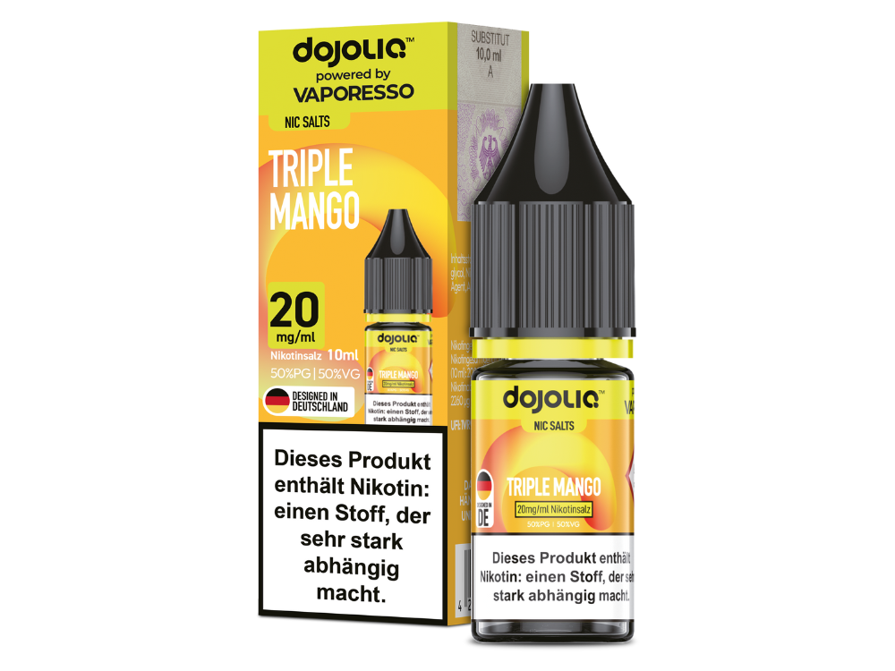 Vaporesso - Dojoliq - Triple Mango - Nikotinsalz Liquid