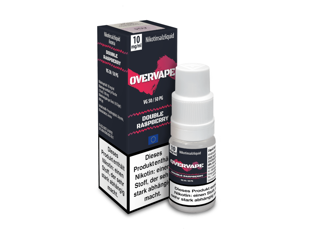Overvape - Double Raspberry - Nikotinsalz Liquid