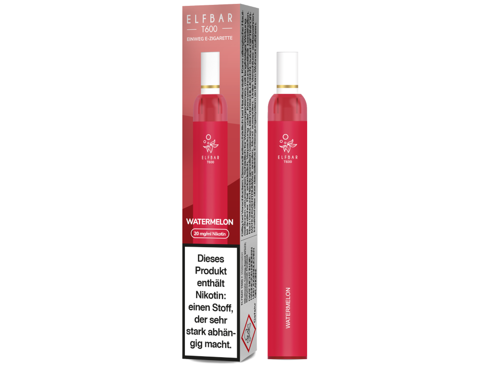 Elfbar - T600 Einweg E-Zigarette - 20 mg/ml