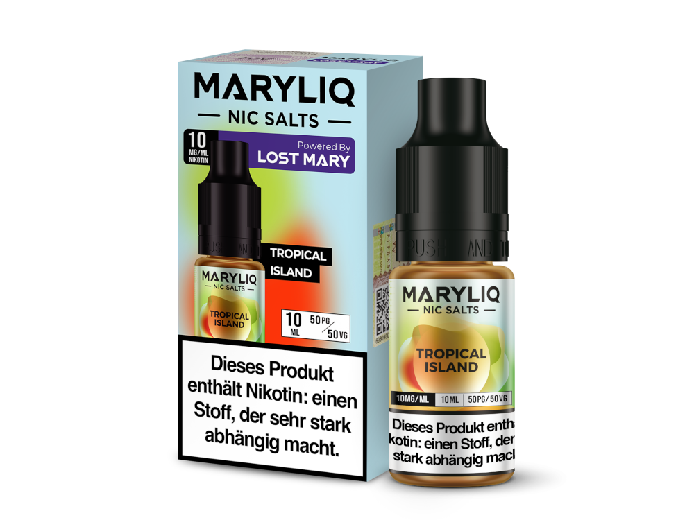 MARYLIQ - Tropical Island - Nikotinsalz Liquid
