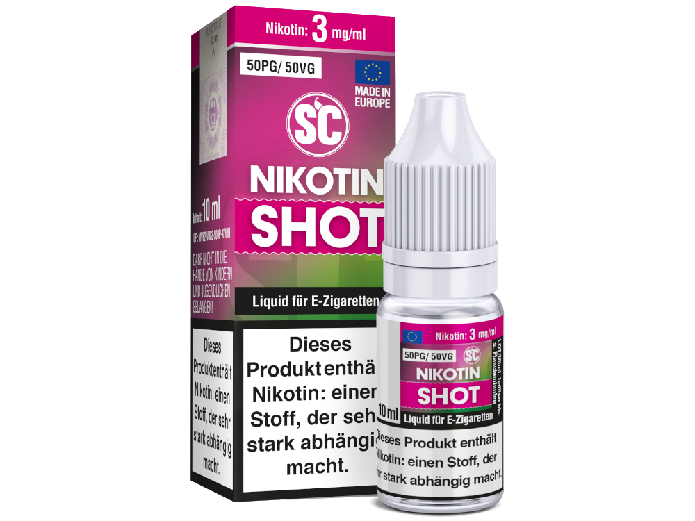 SC - 10 ml Nikotin Shot 50PG/50VG