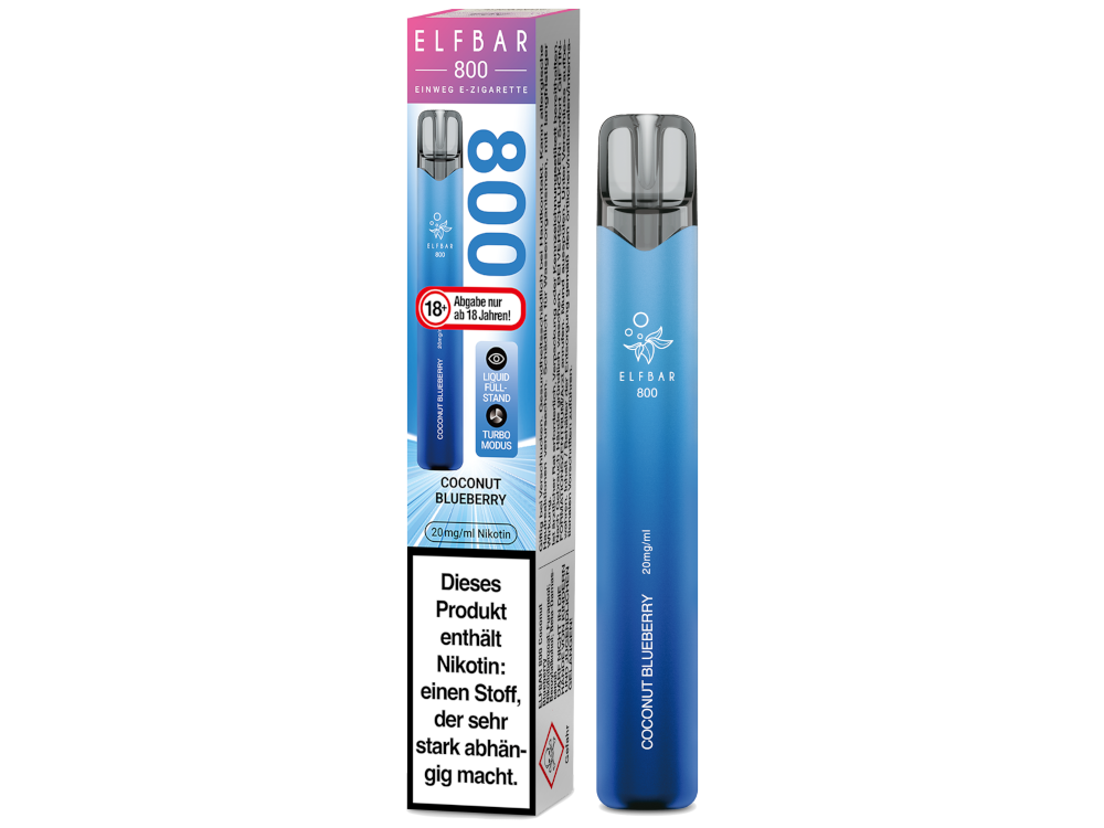 Elfbar 800 Einweg E-Zigarette - 20 mg/ml
