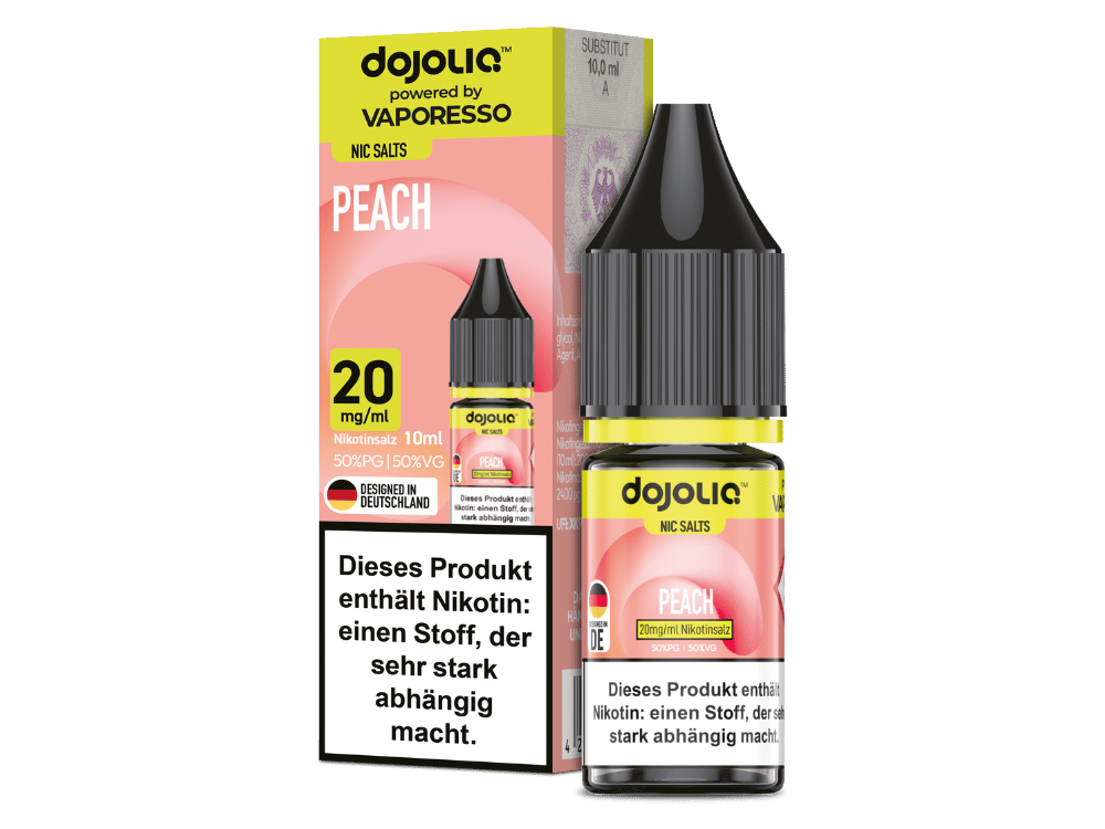 Vaporesso - Dojoliq - Peach - Nikotinsalz Liquid