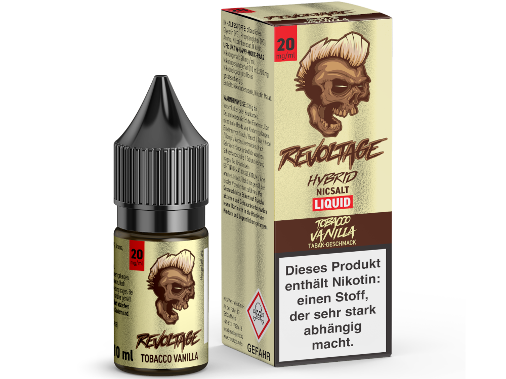 Revoltage - Tobacco Vanilla - Hybrid Nikotinsalz Liquid