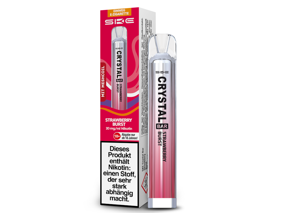SKE - Crystal Bar Einweg E-Zigarette - 20 mg/ml