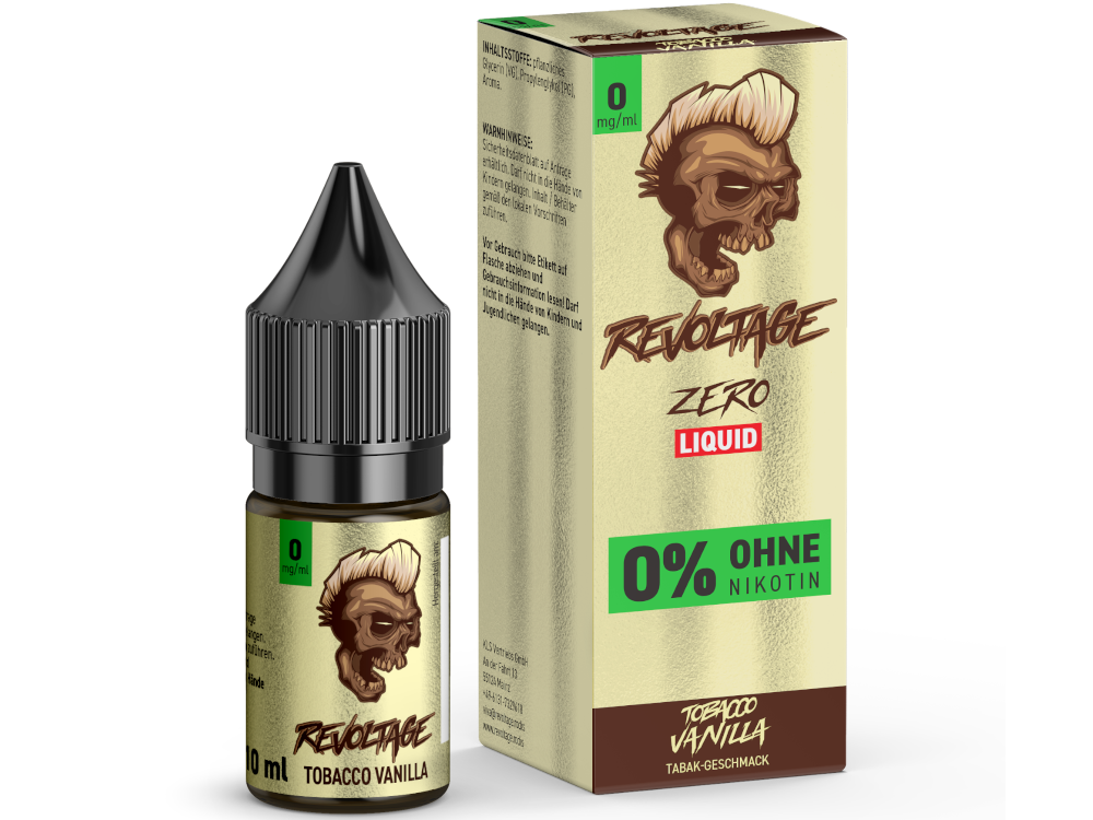Revoltage - Tobacco Vanilla - Hybrid Nikotinsalz Liquid 0 mg/ml