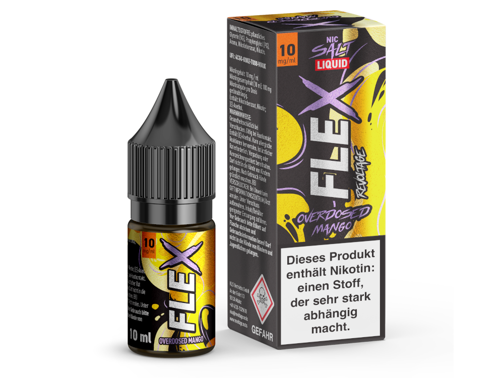 Revoltage - FLEX - Overdosed Mango - Nikotinsalz Liquid