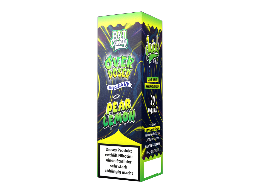 Bad Candy Liquids - Juicd - Overdosed Pear Lemon - Nikotinsalz Liquid