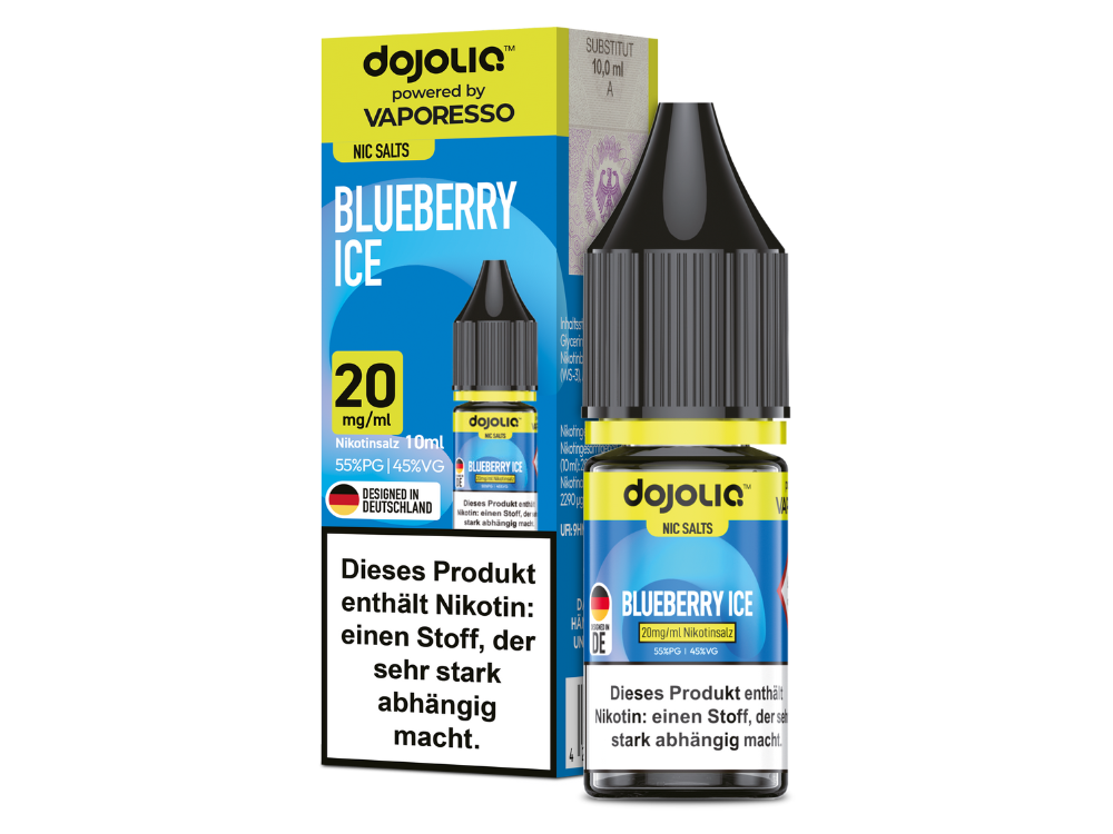 Vaporesso - Dojoliq - Blueberry Ice - Nikotinsalz Liquid