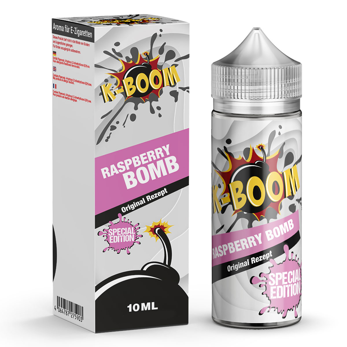 K-Boom Aroma - Raspberry Bomb - 10ml/120ml - Aromen