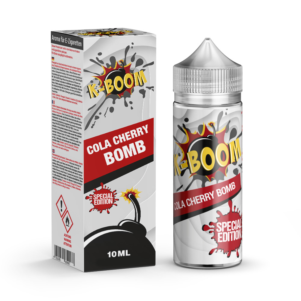 K-Boom Aroma - Cola Cherry Bomb - 10ml/120ml - Aromen