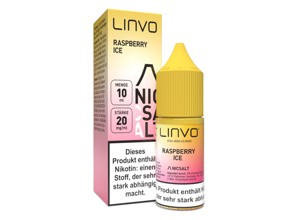 Linvo - Raspberry Ice - Nikotinsalz Liquid 20 mg/ml