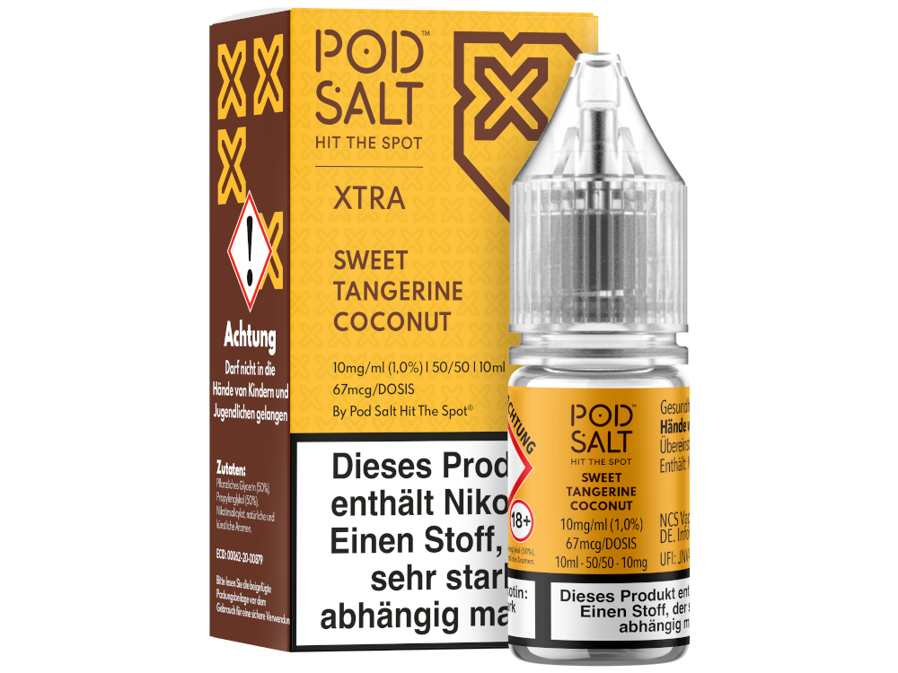 Pod Salt X - Sweet Tangerine Coconut - Nikotinsalz Liquid