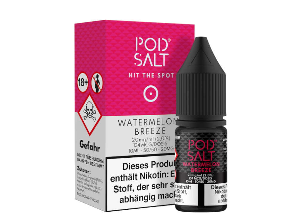 Pod Salt - Watermelon Breeze - Nikotinsalz Liquid