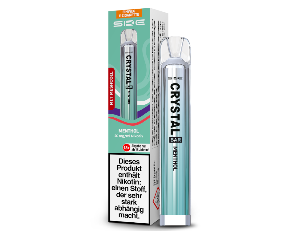SKE - Crystal Bar Einweg E-Zigarette - 20 mg/ml
