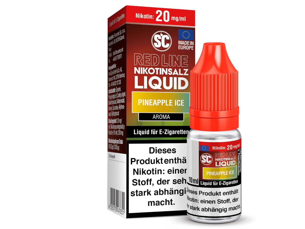 SC - Red Line - Pineapple Ice - Nikotinsalz Liquid