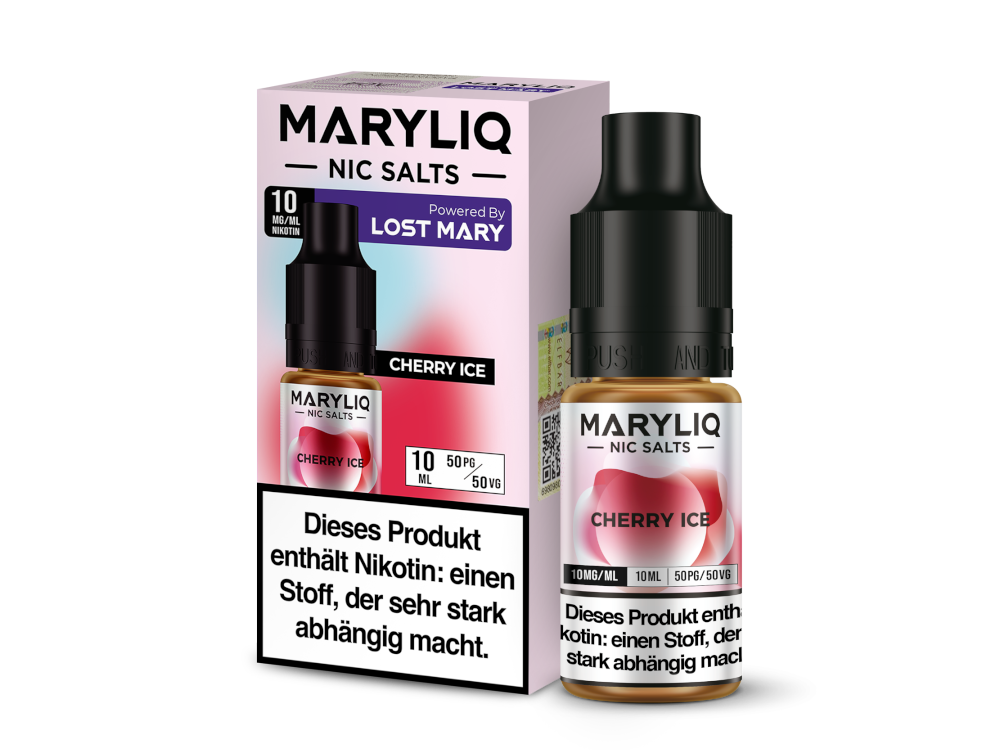 MARYLIQ - Cherry Ice - Nikotinsalz Liquid