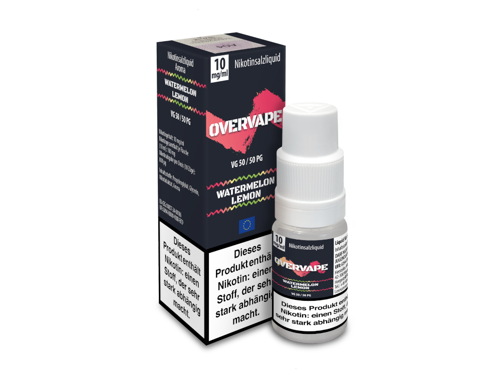 Overvape - Watermelon Lemon - Nikotinsalz Liquid