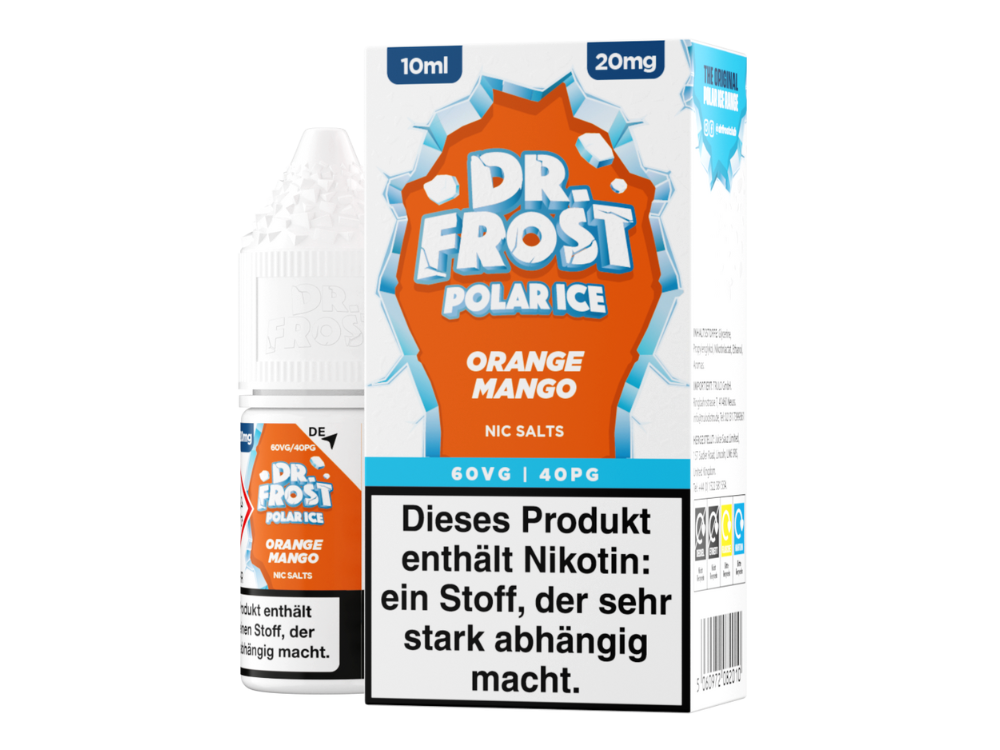 Dr. Frost - Ice Cold - Orange Mango - Nikotinsalz Liquid