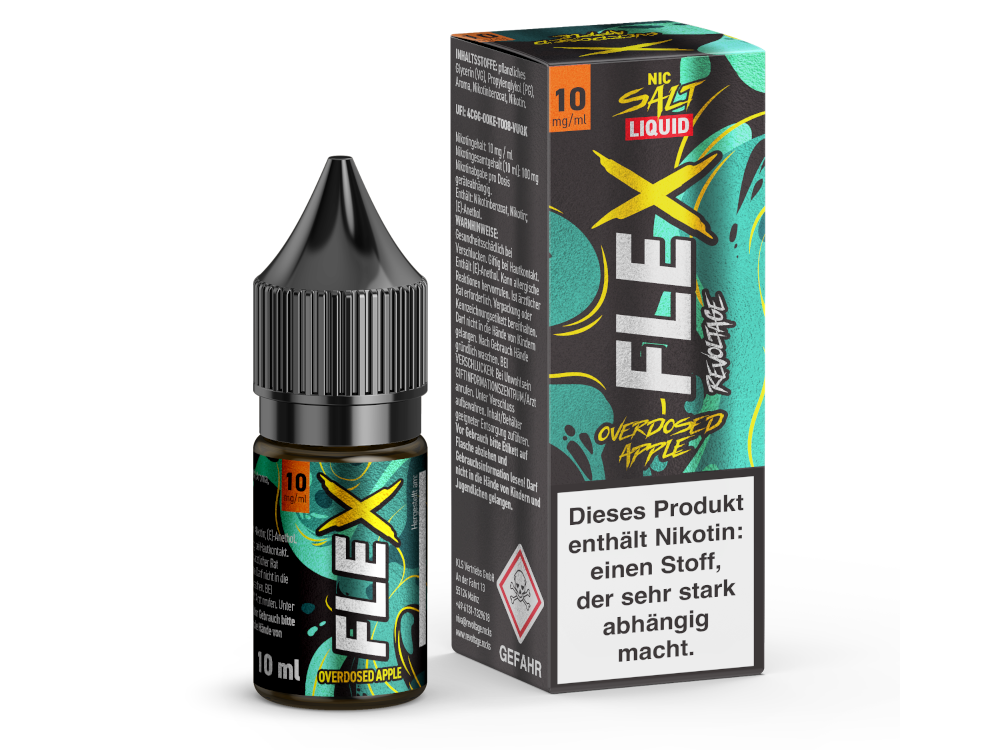 Revoltage - FLEX - Overdosed Apple - Nikotinsalz Liquid