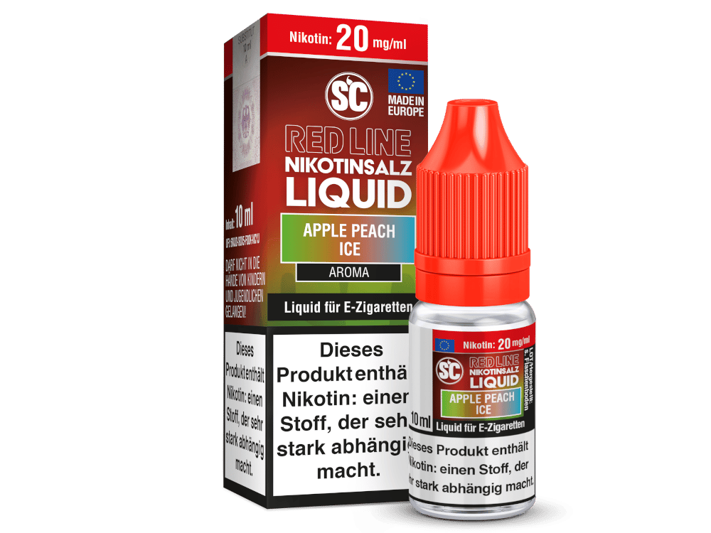 SC - Red Line - Apple Peach Ice - Nikotinsalz Liquid