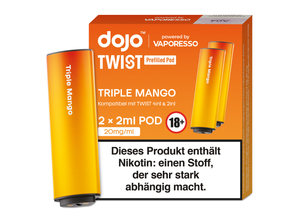 Vaporesso - Dojo - Twist Pod 20 mg/ml (2 Stück pro Packung)