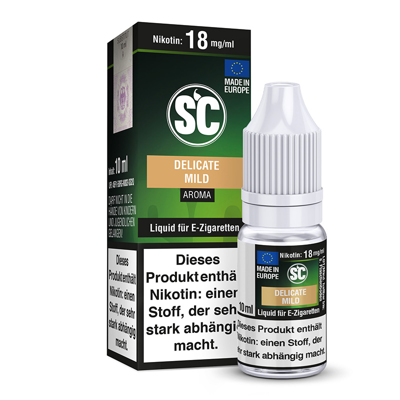 Delicate Mild - SC Eliquid - Nikotin 10ml