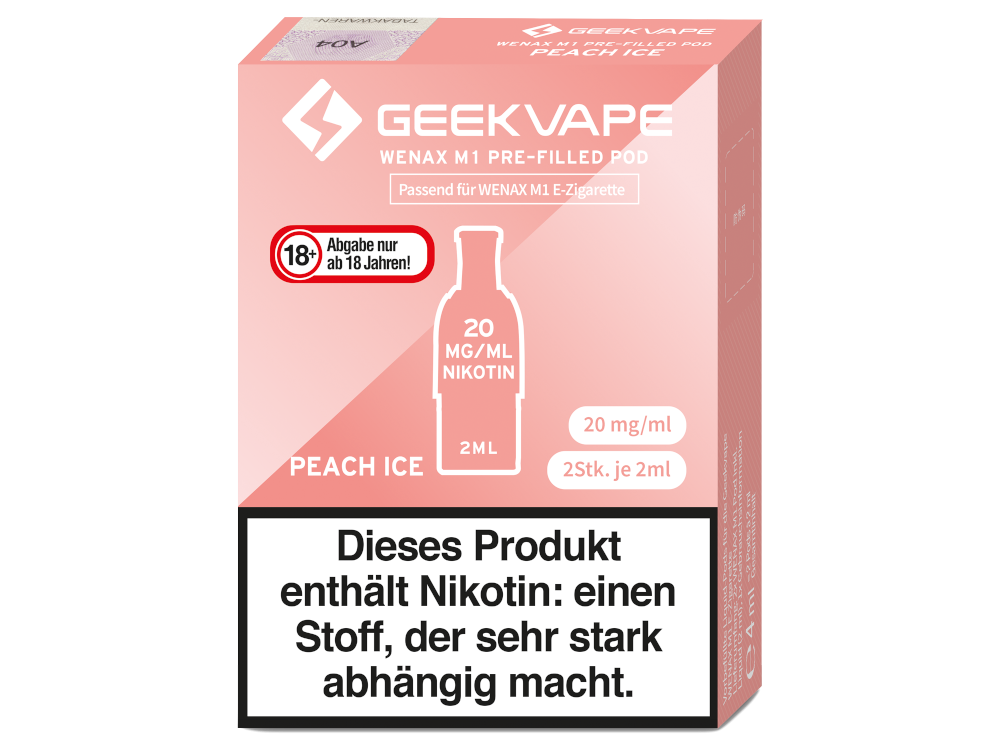 GeekVape - Wenax M1 Pod Blueberry lce 20 mg/ml (2 Stück pro Packung)