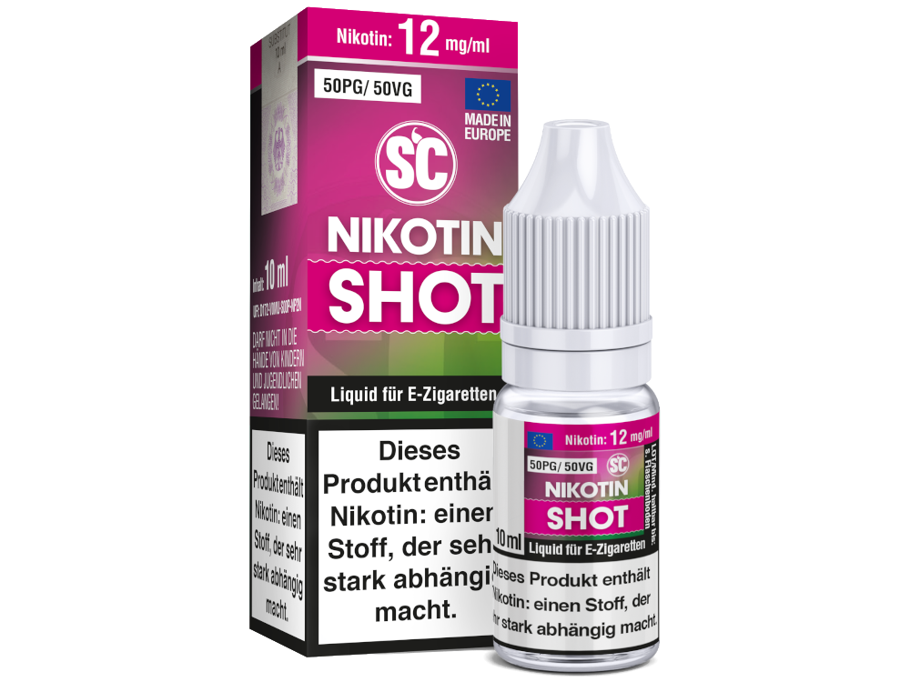 SC - 10 ml Nikotin Shot 50PG/50VG
