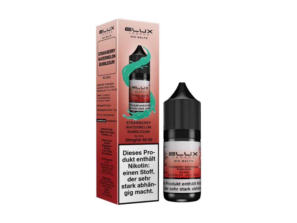 Elux - Strawberry Watermelon Bubblegum - Nikotinsalz Liquid