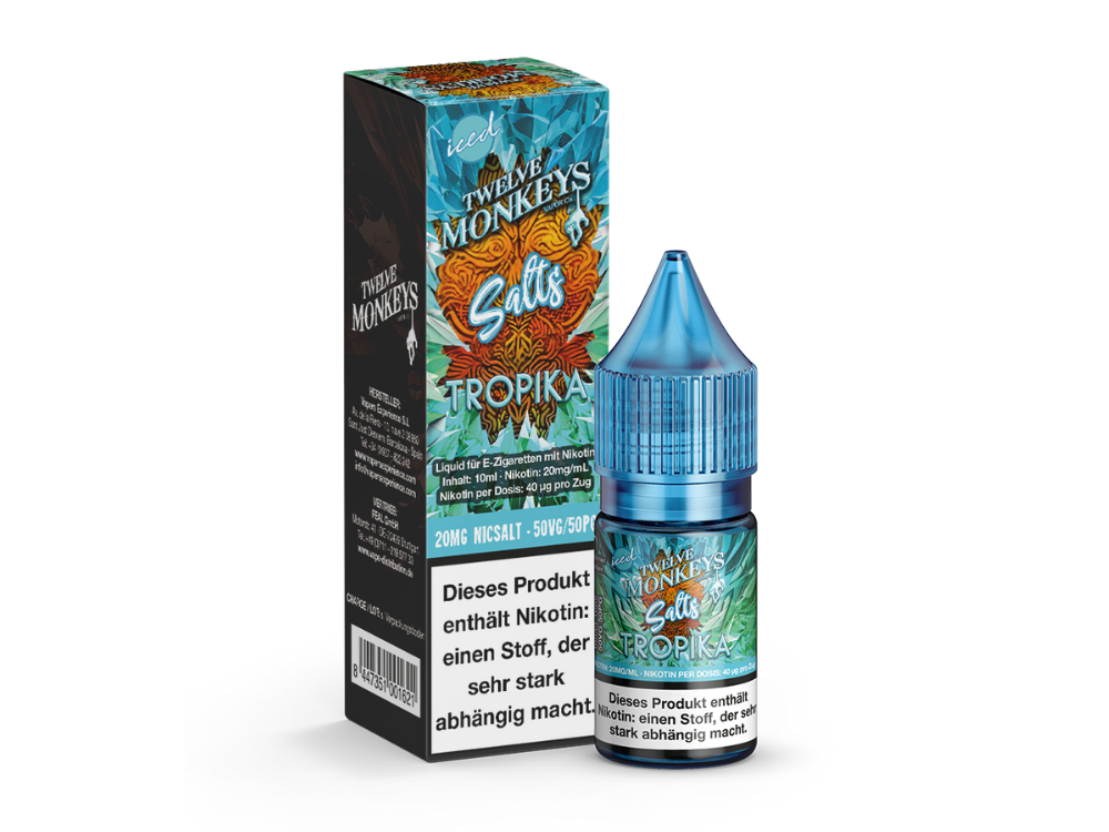 Twelve Monkeys - Iced - Tropika - Nikotinsalz Liquid 20 mg/ml
