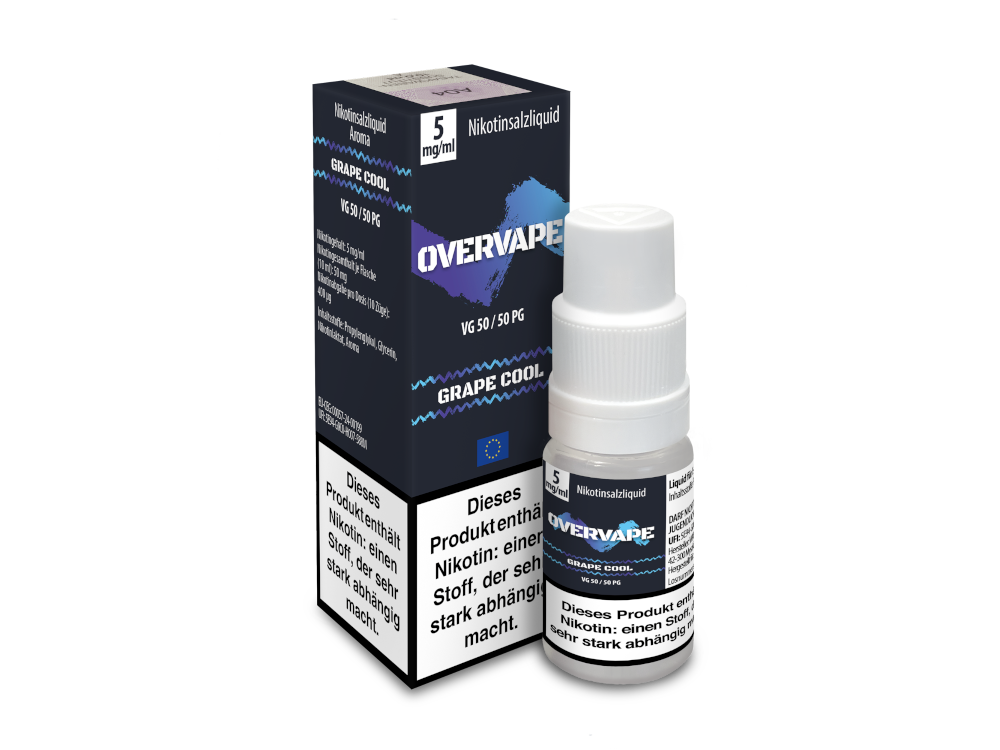 Overvape - Grape Cool - Nikotinsalz Liquid