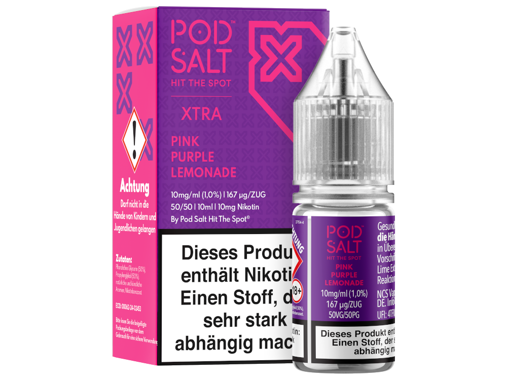 Pod Salt X - Pink Purple Lemonade - Nikotinsalz Liquid