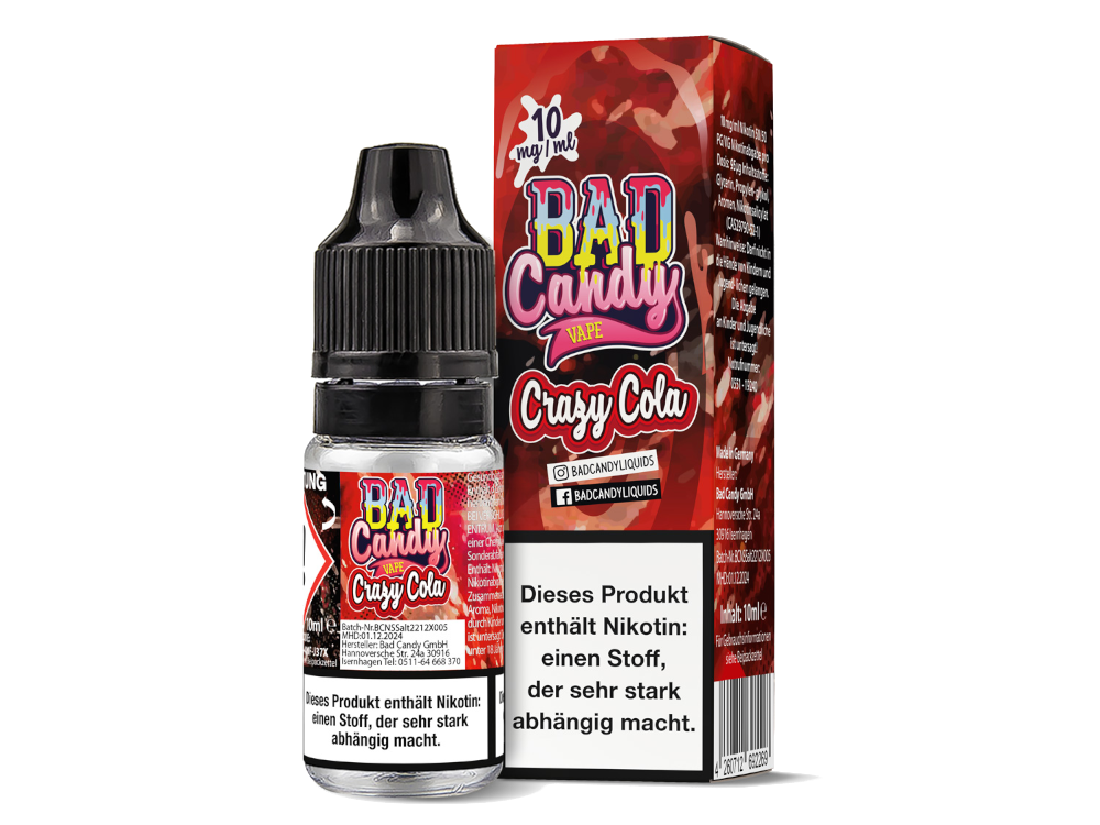 Bad Candy Liquids - Crazy Cola - Nikotinsalz Liquid