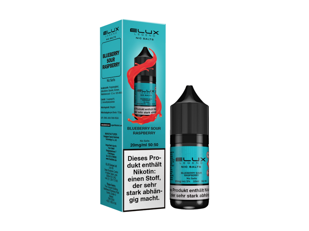 Elux - Blueberry Sour Raspberry - Nikotinsalz Liquid