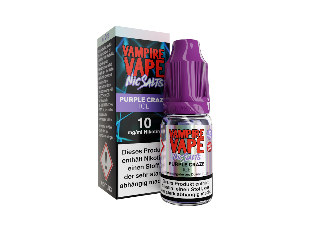 Vampire Vape - Purple Craze Ice - Nikotinsalz Liquid 10 mg/ml