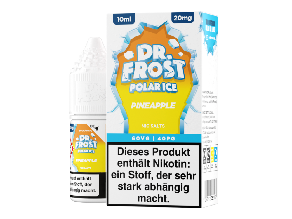 Dr. Frost - Ice Cold - Pineapple - Nikotinsalz Liquid